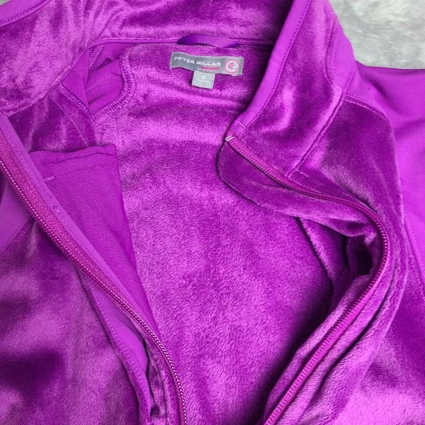 Peter Millar‎ Warmth Women's Size Small Performance Purple Fleece Vest MSRP 139 - Image 8