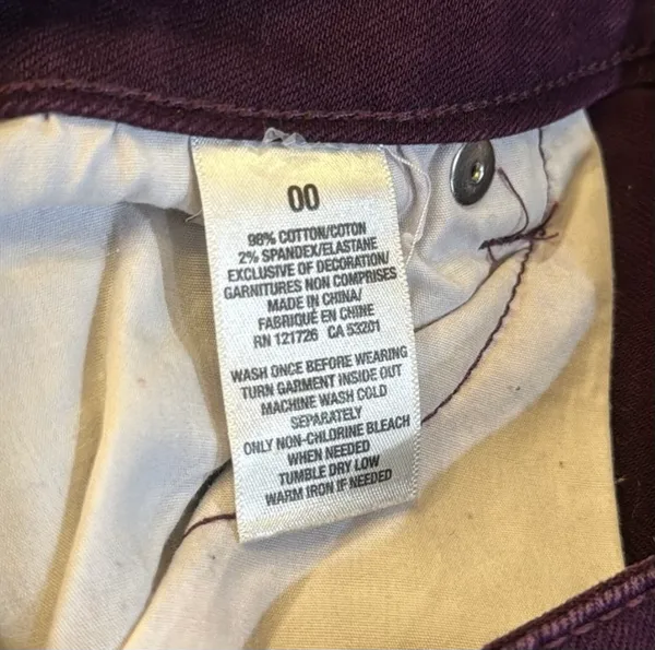 Aeropostale Blackberry Wine Cut-Off Shorts - Image 7