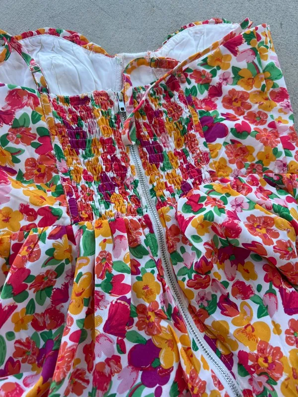 Hello Molly Daily Glam Romper‎ Floral Dress Like Women's 4 Summer - Image 16