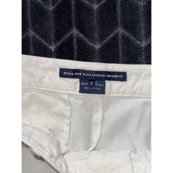 Ralph Lauren‎ Sport Pants Women Straight Stretch Gray Size 2 - Image 3