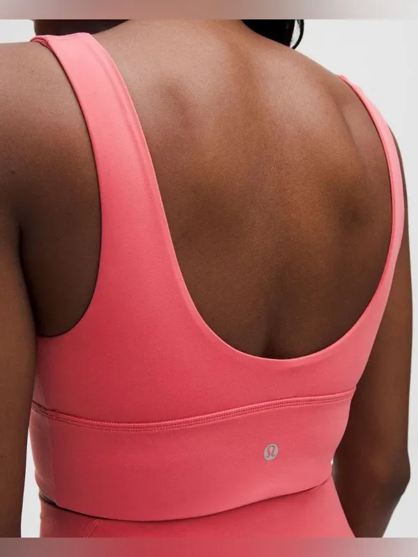 Lululemon Align V Neck Light Support Desert Red Yoga Pilates Gym Activewear 12 - Image 2