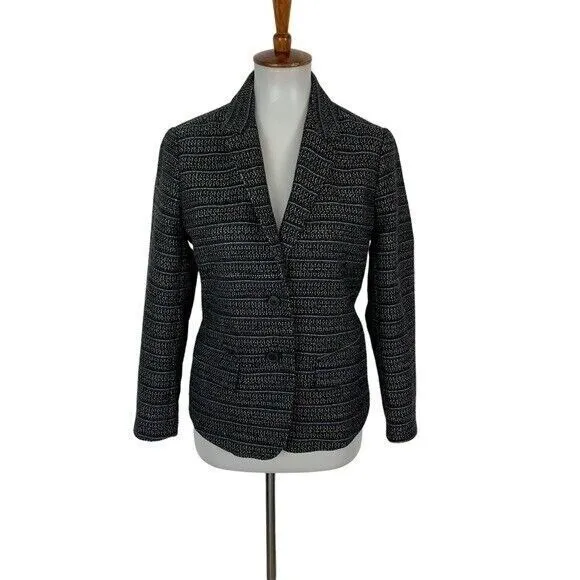 Lucky Brand Blue Blazer 4 Womens Career Office Casual Layering - Image 2