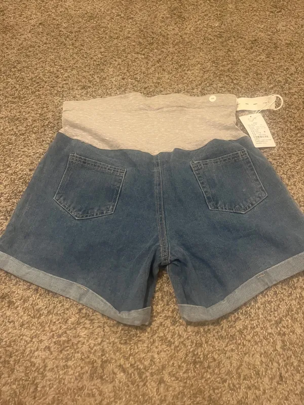 Syyh INSPIRE CHIC Women's Maternity Denim Over Belly High Waist Summer Casual with Pockets Jeans Pregnancy - Image 10