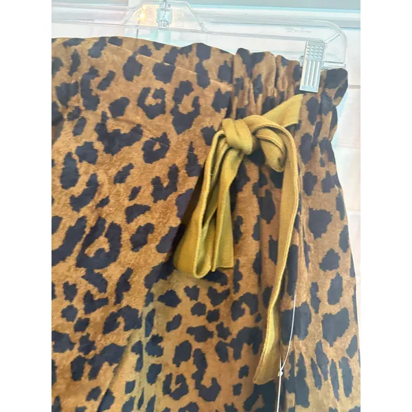 Entro Brown And Black Animal Print Skort‎ Size Small - Image 3