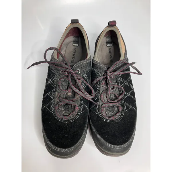 Merrell Siren Sport Hiking Shoes Womens 11 Black Good Suede Mesh Trail Sneakers - Image 2