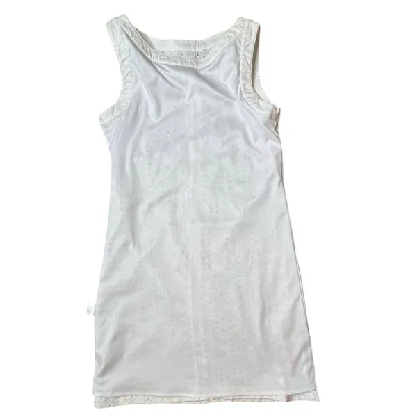 Francesca's Sleeveless Eyelet Lace White Lined Sheath‎ Dress SMALL Vanilla Girl - Image 12