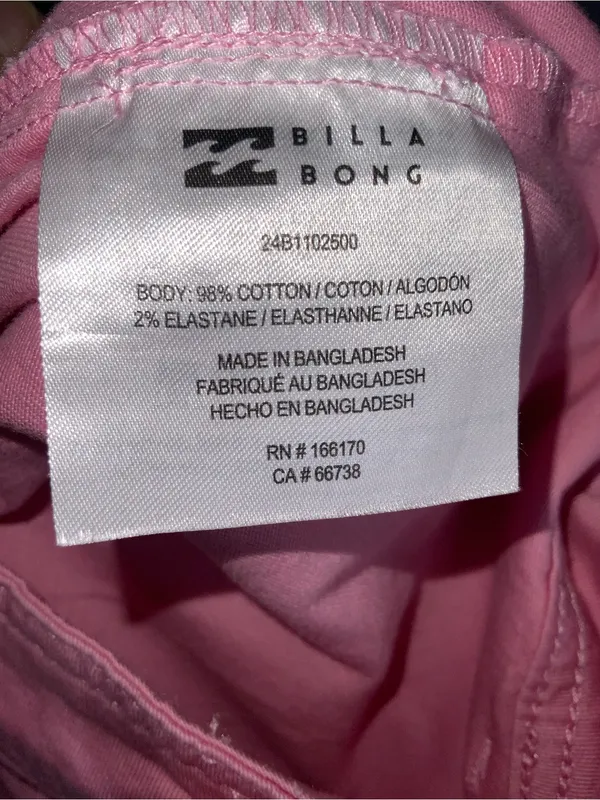 Billabong High-Rise Wide Leg Pants - Pink - 27 - Image 9