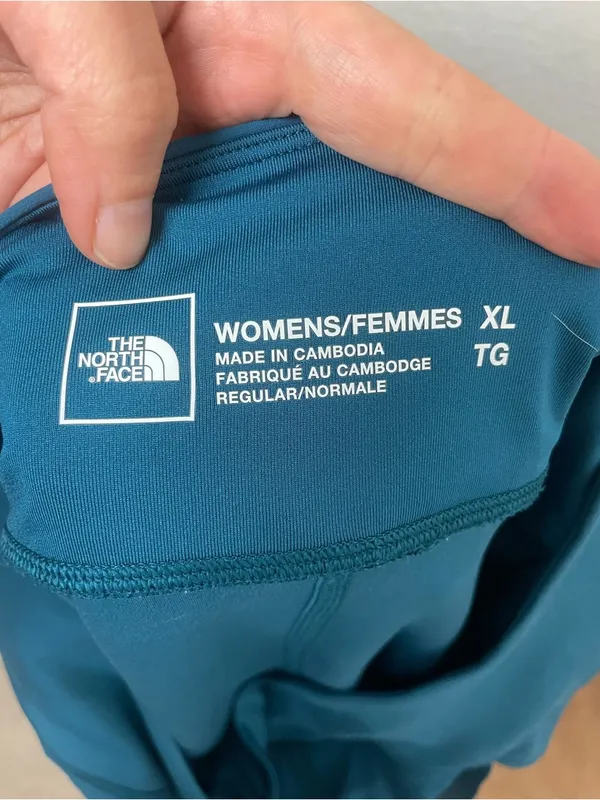 The North Face Teal Mini Skort with Side Slit Size XL - Image 9