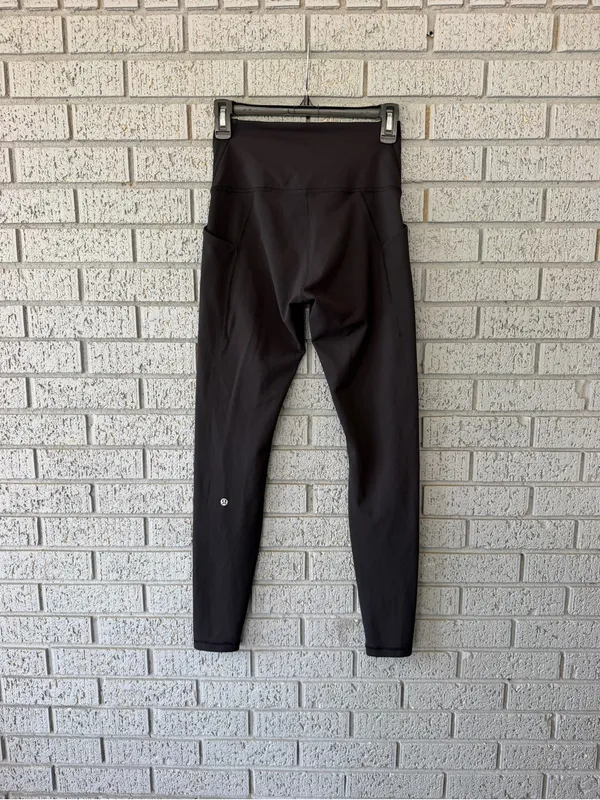 Lululemon Wunder Train High-Rise Tight with Pockets 28" Black Size 8 - Image 5