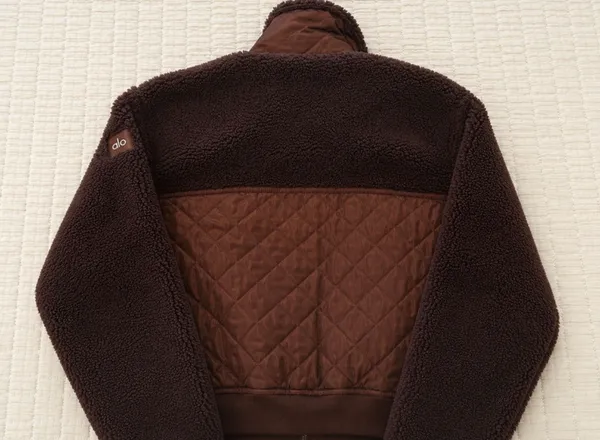 Alo Sherpa Edge Bomber XS NWT chocolate - Image 3