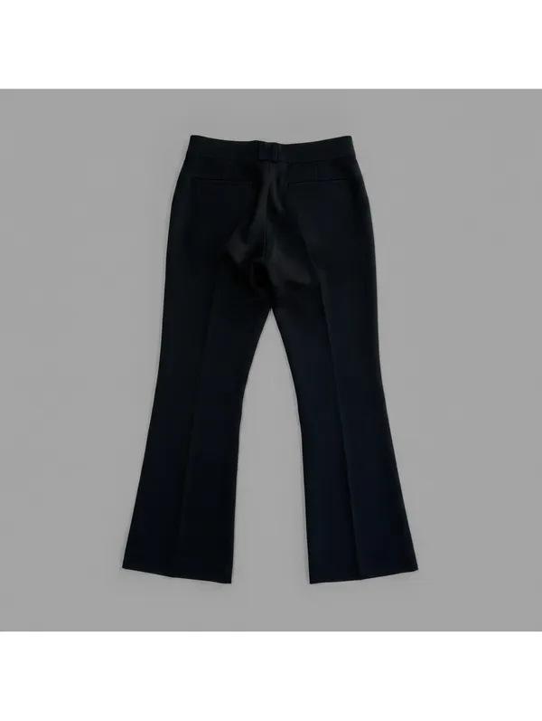Moe Mien Women’s Black Bootcut Dress Pants Casual Preppy Office Work Size 33 - Image 3