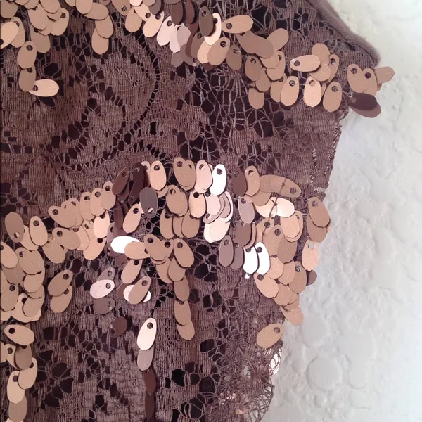 FINAL MARKDOWN Ladies' NWT HeartSoul Overlace Sequined Top (L) - Image 6