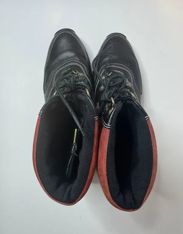 Timberland Tri-Color Nubuck Leather Boots Size 8M - Image 3