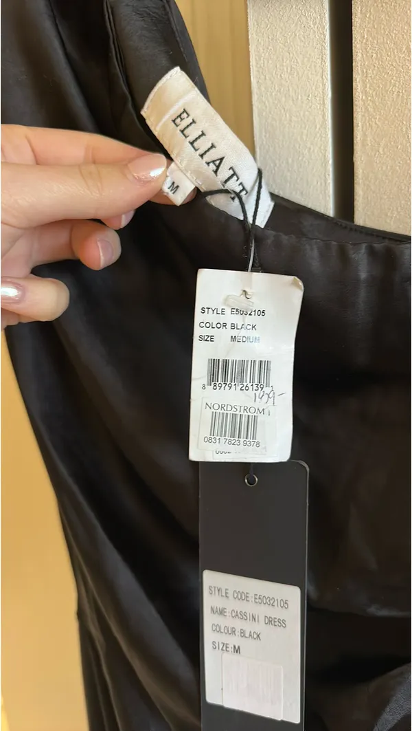 Elliatt Dress Black One shoulder  - Image 3