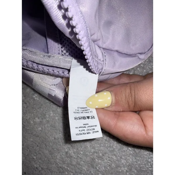 Lululemon Everywhere Belt Bag 1L Wordmark Strap Lavender Lilac Purple O/S - Image 7