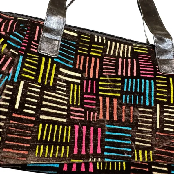 👜 Y2K Caught Ya Lookin’ Retro Purse Colorful Pattern Shoulder Bag‎ OS 👜 - Image 2