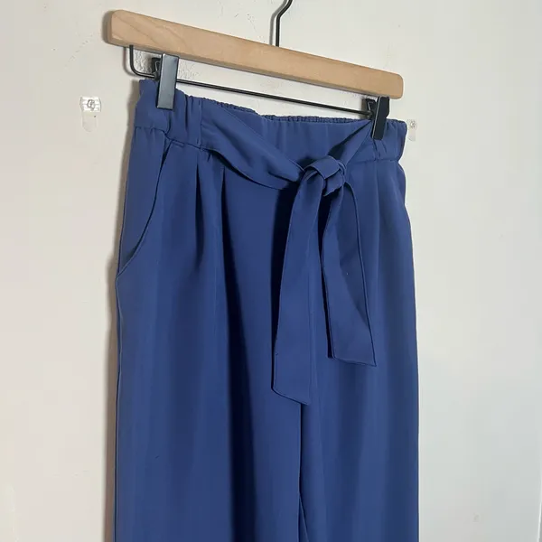 LULULEMON- Noir Pant Woven Gatsby Blue Size 6 - Image 3
