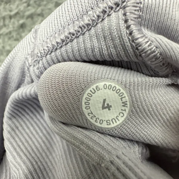 Lululemon Ebb to Street Cropped Racerback Tank Top Faint Lavender Women's 4 - Image 5