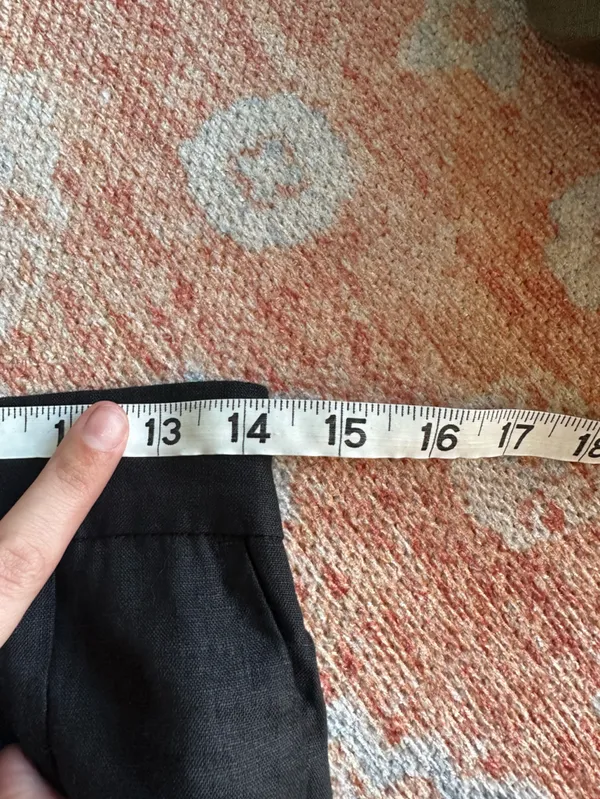 NWT Quince 100% European Linen Pleated Trouser black size 8 - Image 6