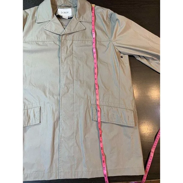 J Crew Trench Coat Women's Small Prepcore‎ Minimalist Classic Jacket READ - Image 14