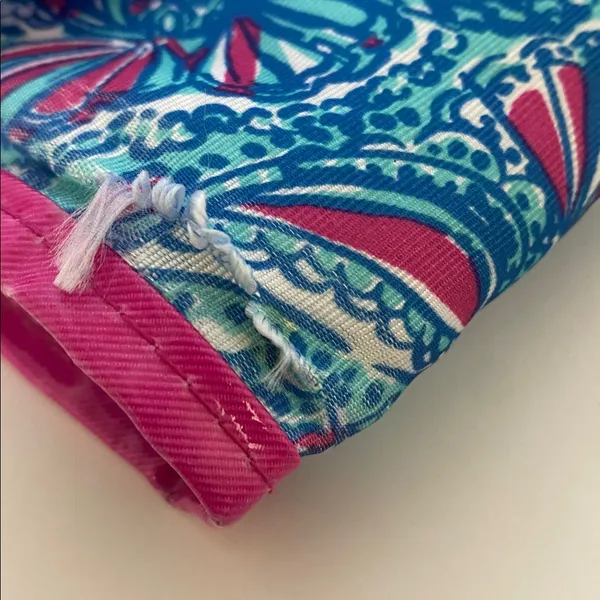 Lilly Pulitzer - Pink & Blue - Hanging Valet / Cosmetic Case - Image 7