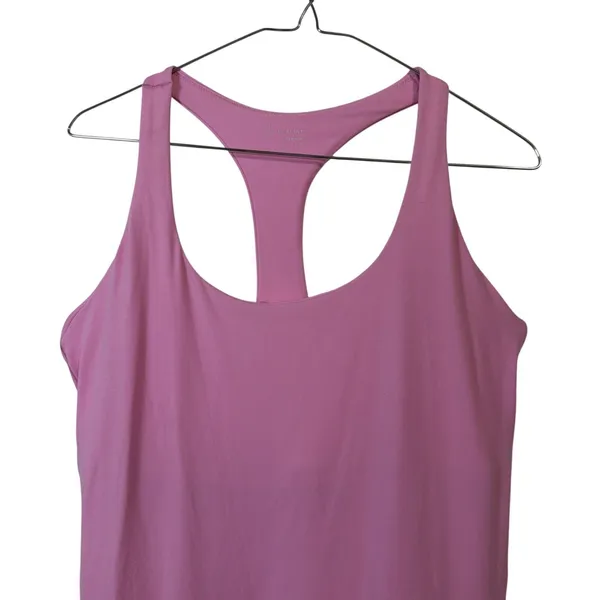 OFFLINE by Aerie Real Me Romper Womens L Pink Racerback Activewear Dress Short - Image 3