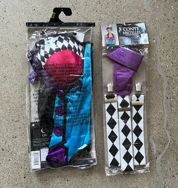 Mad Hatter Corset/Suspenders Set - Image 3
