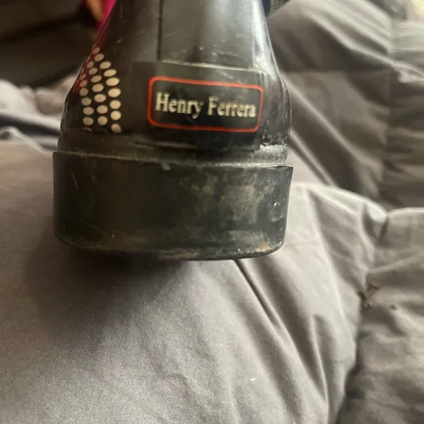 Black Peace Sign Rain Boots Sz 7 by Henry Ferrera - Image 6