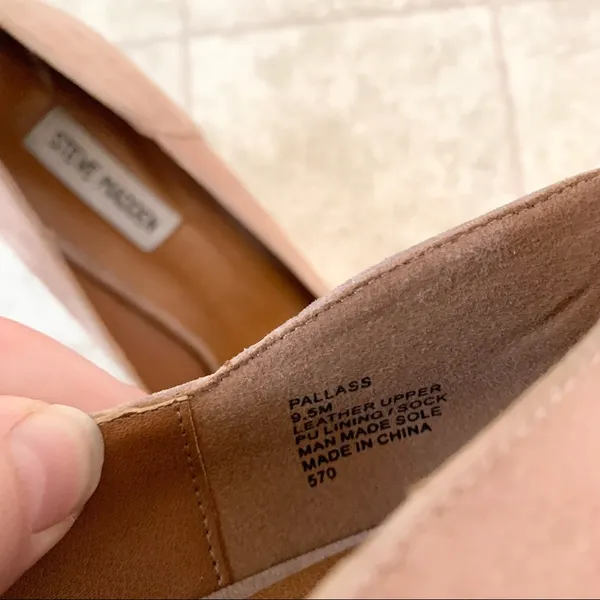 Steve Madden Pallass Blush Suede Stiletto Heel Size 9.5 - Image 11