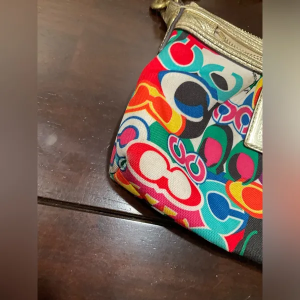 Coach Poppy Pop C‎ Glam Graffiti Crossbody Multi Colors - Image 7