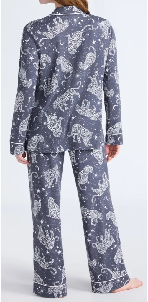 Walmart Joyspun Women's Dreamy Soft Collection Long Sleeve Top and Pants Pajama Set - Image 3