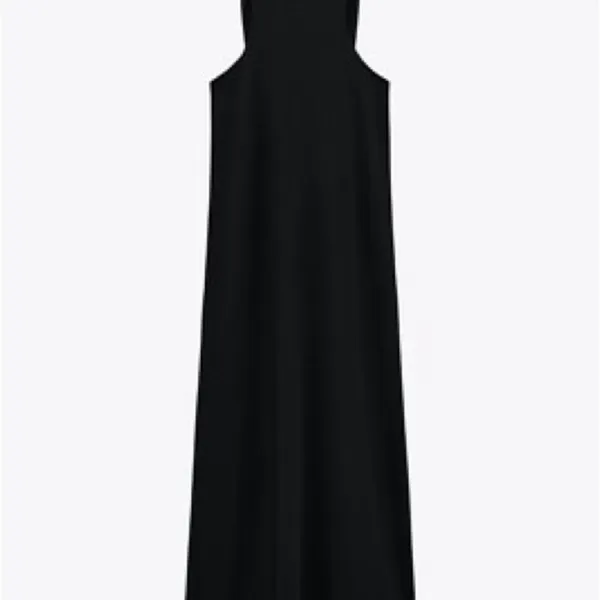 Zara Black Sleeveless Dress - Image 4