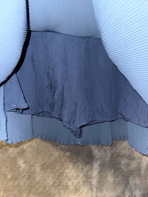 ee:some Pleated Skort Blue Size M - Image 2