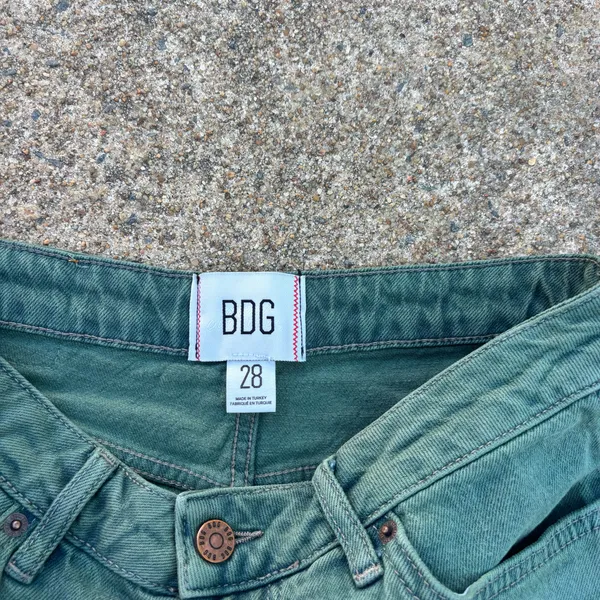 Urban Outfitters BDG green denim shorts - Image 4