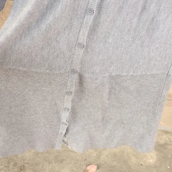 💜Long grey sweater👇🏻 Size XL - Image 2