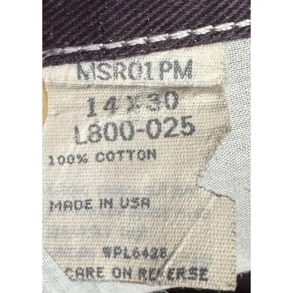 VINTAGE WOMENS WRANGLER‎ JEANS HIGH RISE MOM SIZE 14x 30 PLUM USA - Image 4