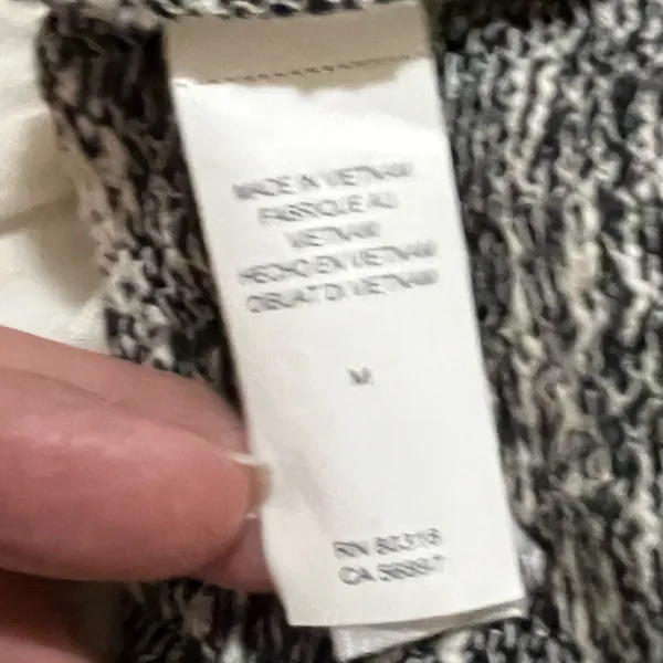 Lucky Brand Long Knit Moto Sweater Jacket Cardigan Size M - Image 9