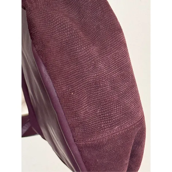 Vera Bradley Plum Leather Shoulder Bag - Image 7