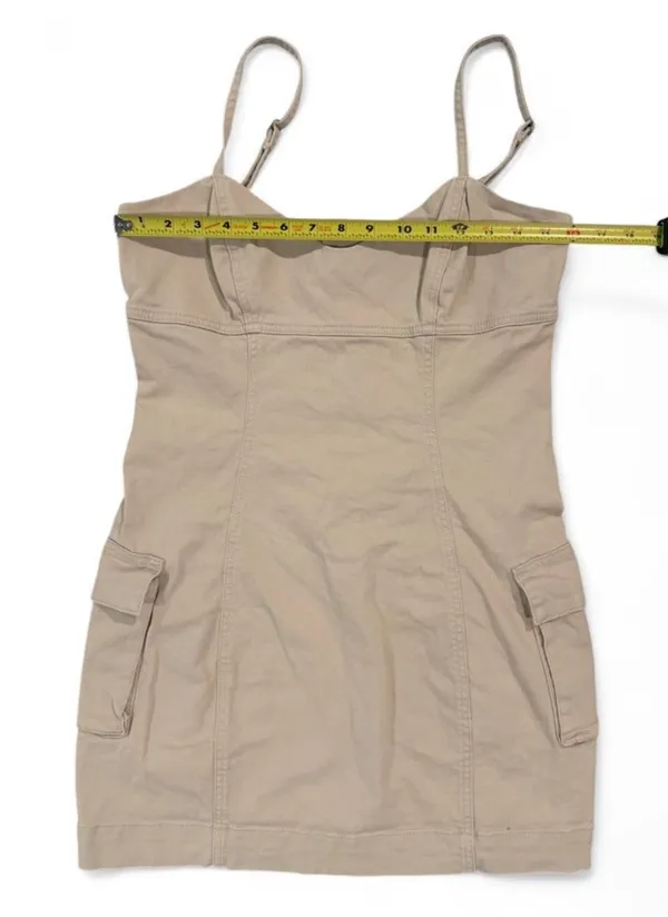 Cotton On Beige Mini Dress Medium - Image 6