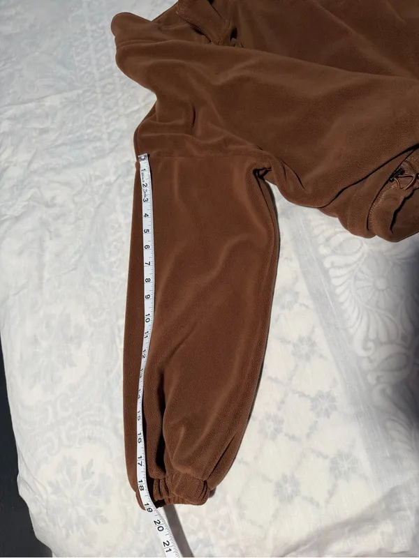 ANRABESS Relaxed Cropped Bomber Jacket in Brown Size M - Image 11