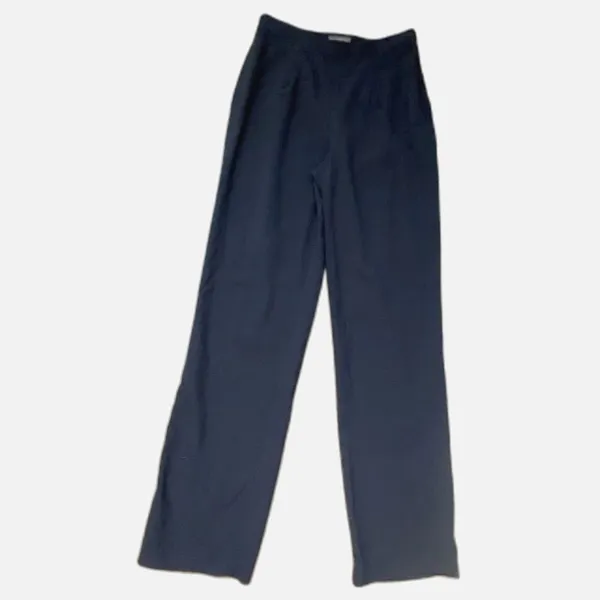 Banana Republic Italian Wool Slim Straight Pants 8 Dark Academia Quiet Luxury - Image 2