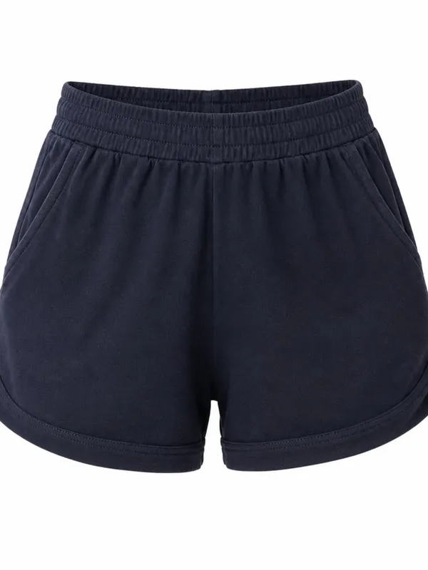 Maurice's Navy Blue Paper Bag Shorts - Image 2