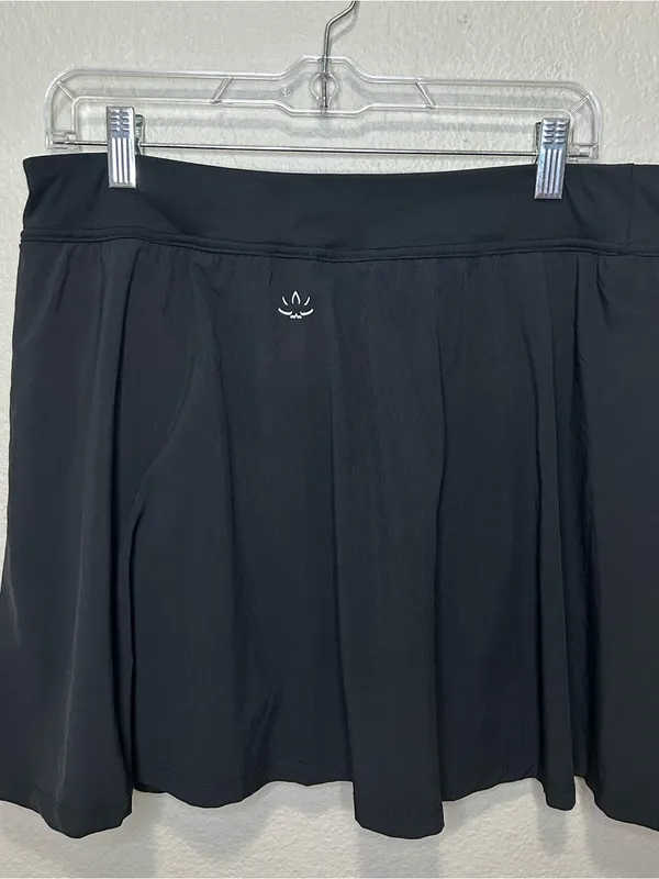 Beyond Yoga Black Pleated Skort Tennis Pickleball Golf Activewear Large - Image 2