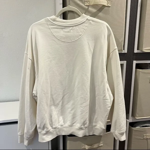 Anine Bing Jaci Rio de Janeiro Graphic Sweatshirt in White - Image 5