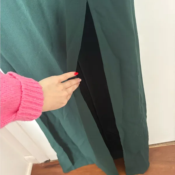 Lulus Unforgettable Composure Emerald Asymmetrical Halter Maxi Dress Size Large - Image 10