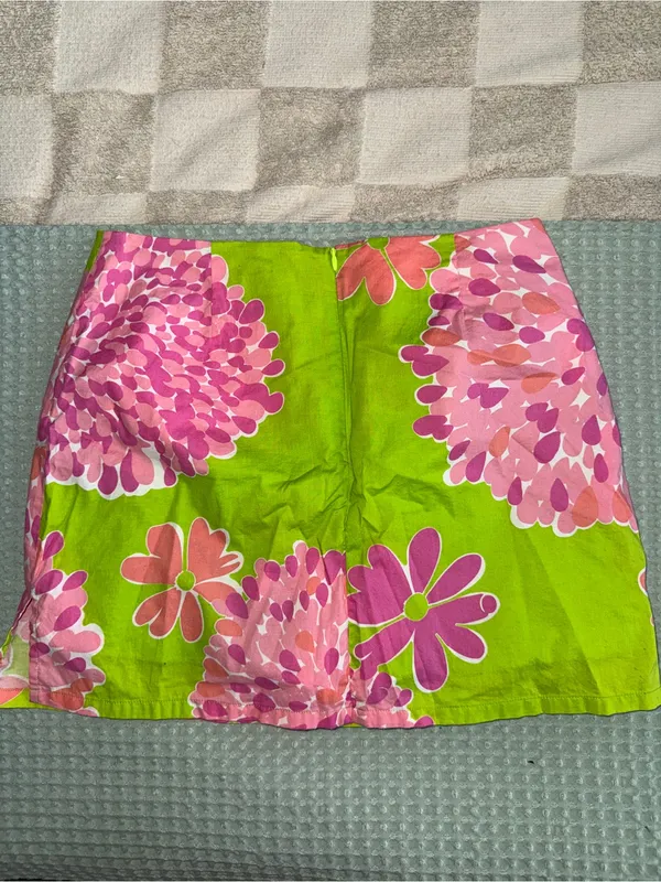 Vintage “Tappin It Back” Lilly Pulitzer A-line mini skort size 8 - Image 6