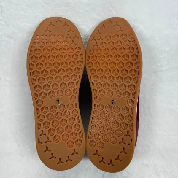 J/Slides Urban Sport Sneakers Knit Maroon‎ Lace Up Comfort Shoes Size 7 - Image 9