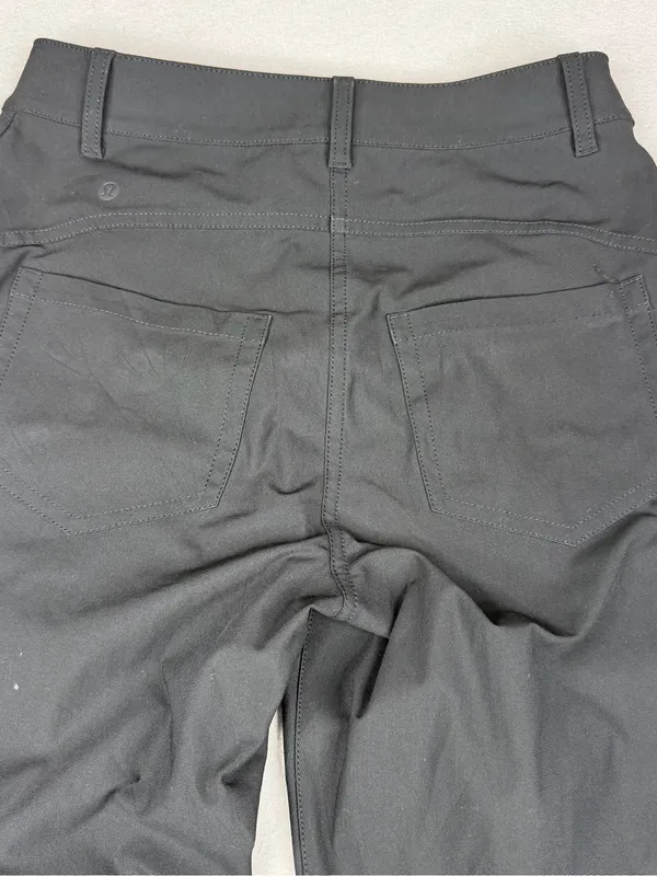 Lululemon City Sleek 5 Pocket Pant Womens 6 Black High Rise Warpstreme 28” - Image 4