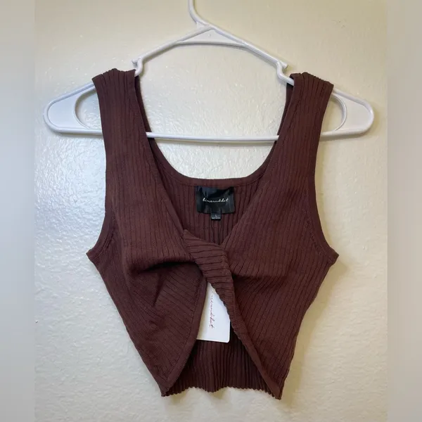 Line & Dot NWT Women’s Brown Celia Set Skirt and Top‎ Size L - Image 4