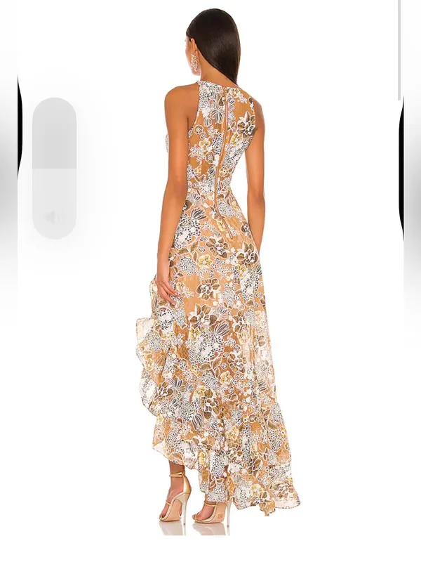 Bronx banco Sicilia Ruffle Dress in Multi - Image 3